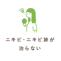 ニキビ・ニキビ跡が治らない